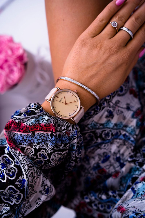 Dámské Hodinky Ernest Béžové Belven