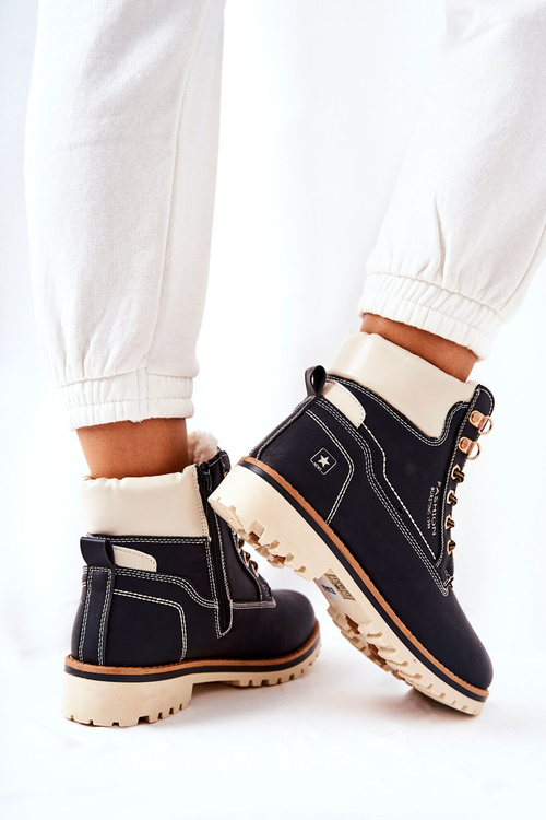 Dámske drevené topánky s čiernou izoláciou Tiempo