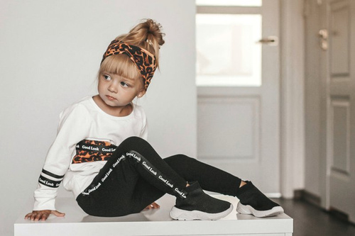 Detské športové topánky High Black Viki