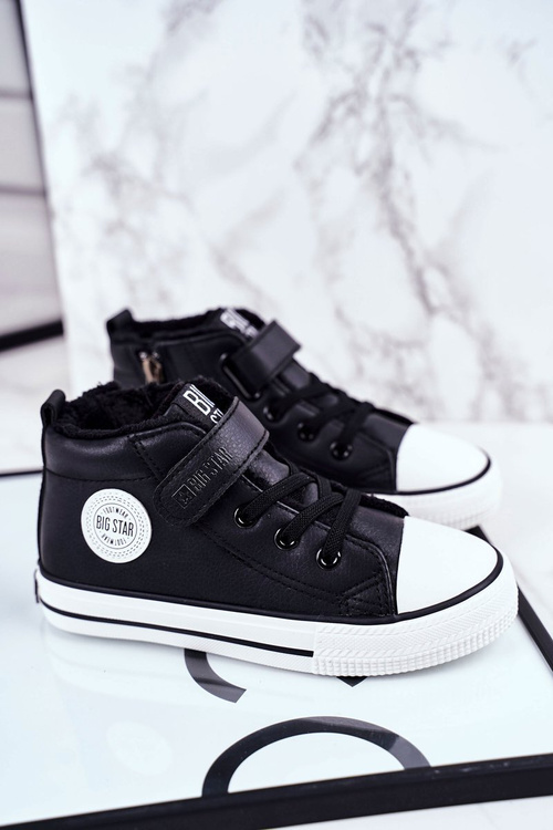 Dětské Zateplené Tenisky Big Star GG374035 Černé 