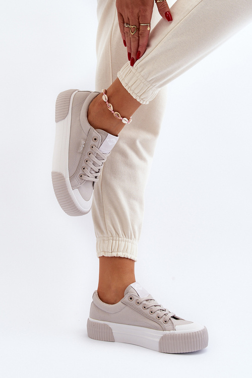 Dámske tenisky na hrubej podrážke Lee Cooper LCW-24-31-2178 Šedé