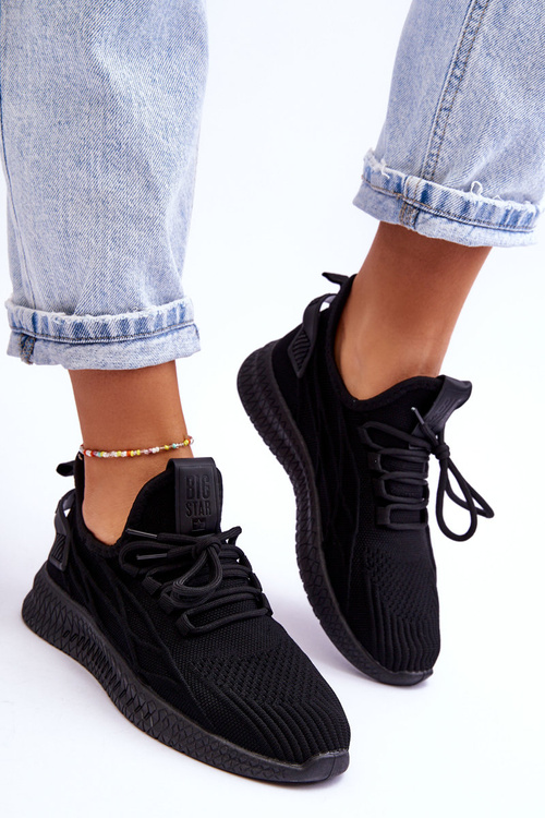 Dámske posuvné tenisky Big Star LL274711 čierna