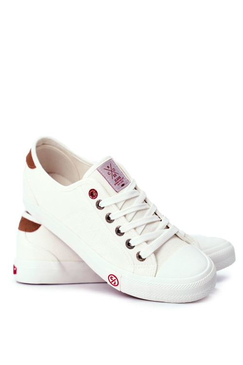 Pánské Tenisky Cross Jeans Bile FF1R4055C