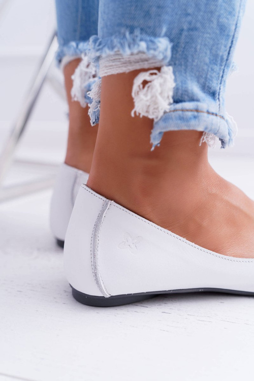 Dámske baleríny Maciejka Kožené prsty 03497-59