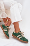 Dámské semišové tenisky zelené Sirella