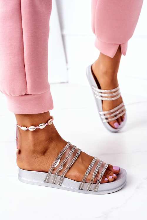 Gumové Nazouváky Se Zirkony Stříbrné Miss You