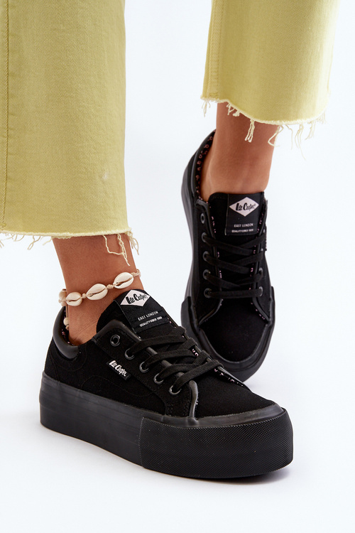 Dámské tenisky na platformě Lee Cooper LCW-24-31-2180 černé