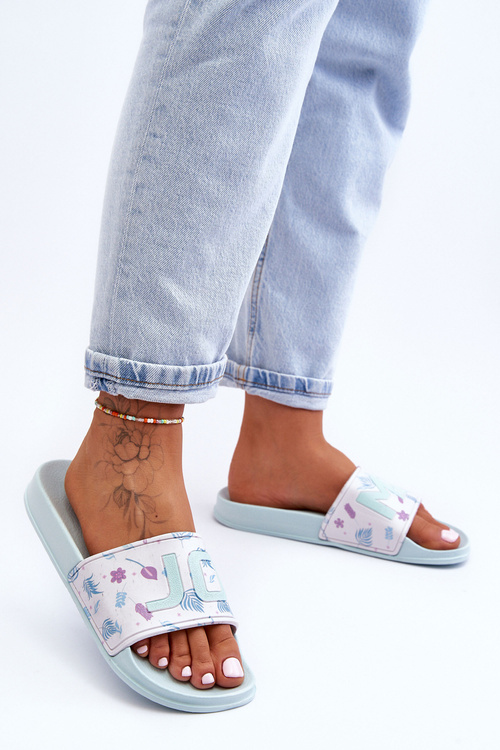 Klasické dámské skluzavky Světle zelená Jomix