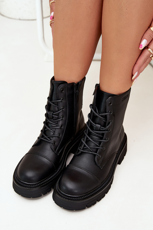 Zateplené Dámske Pracovné Topánky Big Star OO274140 Čierne