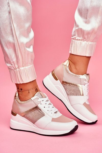 Dámske športové topánky Biele a ružové Dillion