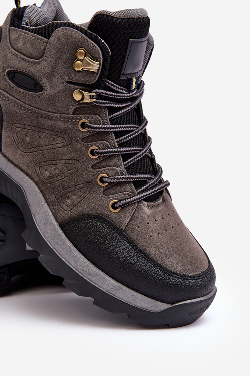 Mužské Trekkingové Trapery Šedé Fontanoe