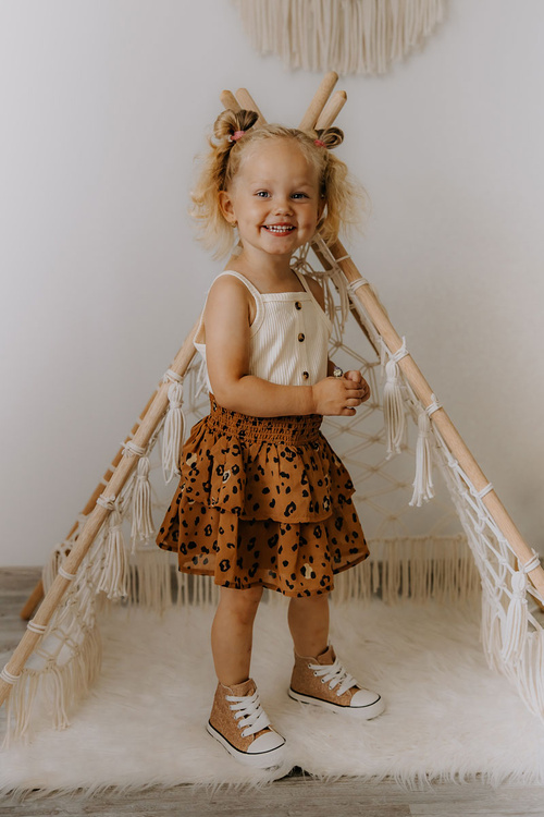 Dětské vysoké tenisky Růžové zlato Catrina