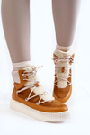 Dámske snehové topánky LA.FI 280072Y-QN Camel