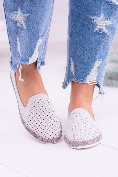 Dámské šedé balleríny Eparo