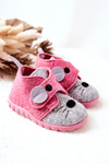 Papci topánky Befado Mouse 526p104 Pink-Gray