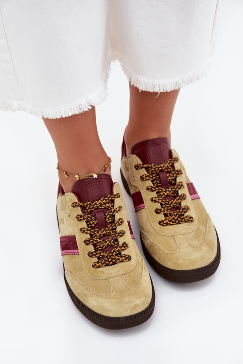 Dámske Nízke Snehule Z Semiša Big Star SS274680 HI-POLY SYSTEM Limetkové