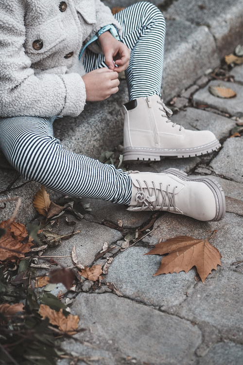 Detské topánky Trappers na béžovej bansi