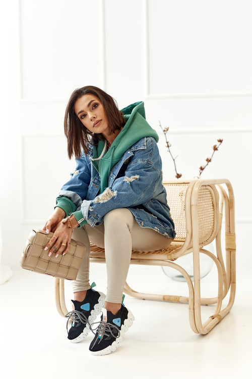 Dámská Sportovní Ponožky Boty Černé Fashion Pioneer