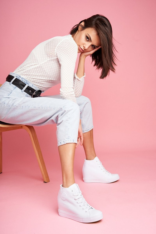 Dámske tenisky Big Star White FF274A192