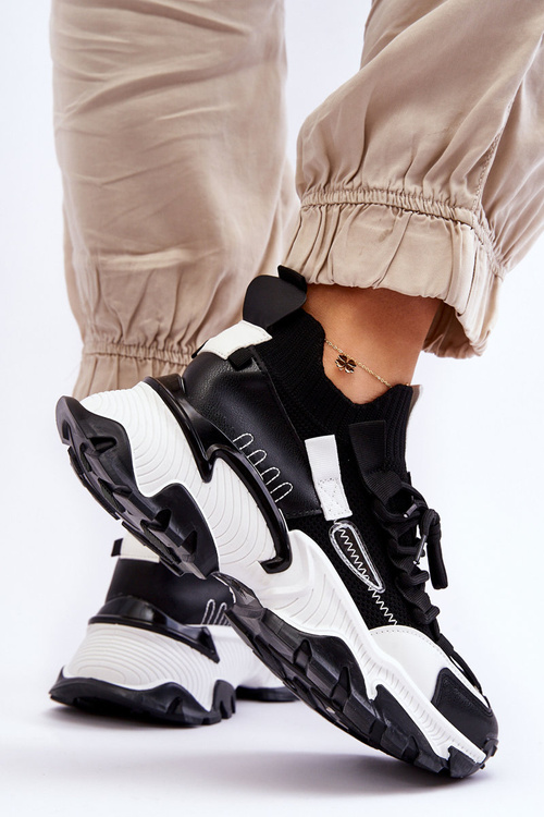 Dámské ponožkové tenisky Černe Keaton