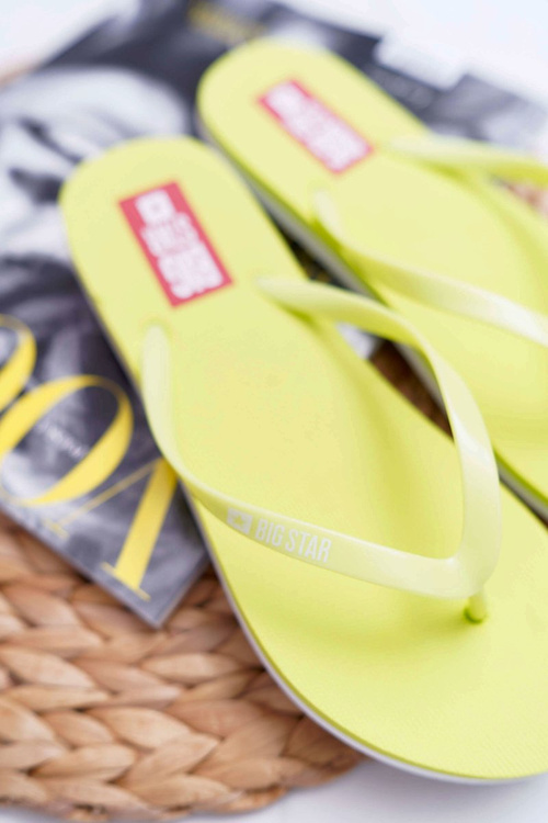Dámské Nazouváky Žabky Big Star Lemon AA274A129