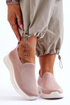 Dámské textilní nazouvací tenisky Růžové Adiora