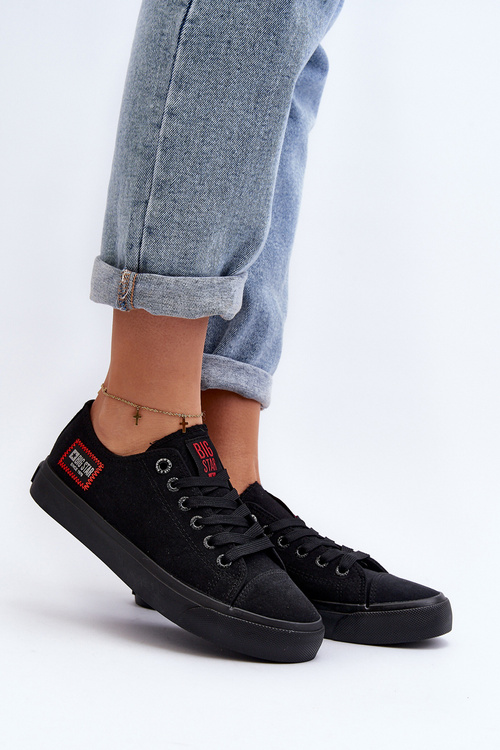 Dámska veľká hviezda HH274133 Čierne tenisky