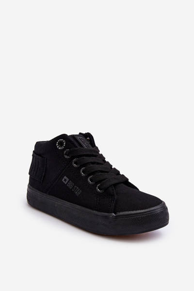 Dětské Klasické Vysoké Boty Big Star LL374001 Černé