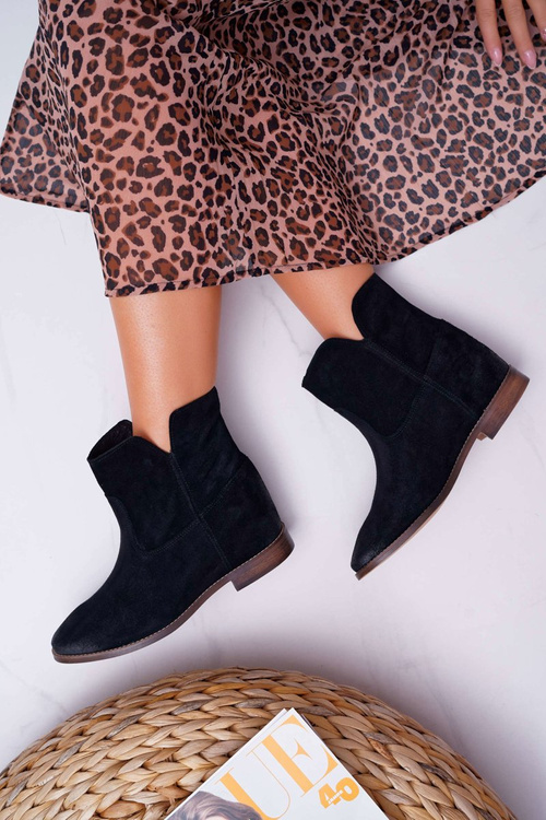 Dámské Kotníkové Boty Černé Nicole 2419