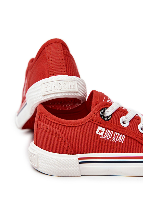 Nazouvací tenisky Big Star JJ374167 Červené
