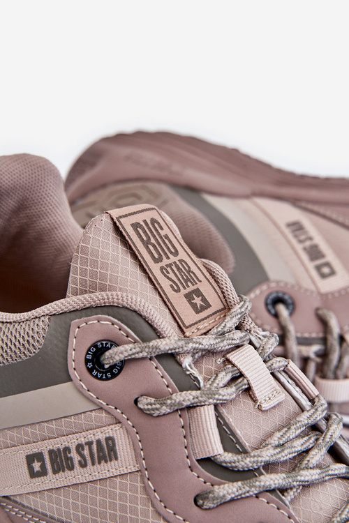 Pánske ľahké tenisky pamäťové penové penový systém Big Star LL174151 béžová