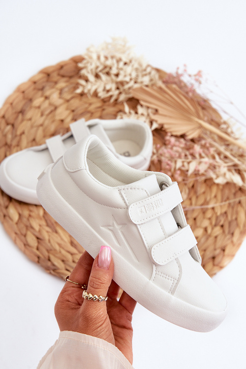 Dětské Tenisky Na Suchý Zips Big Star NN374007 Bílé