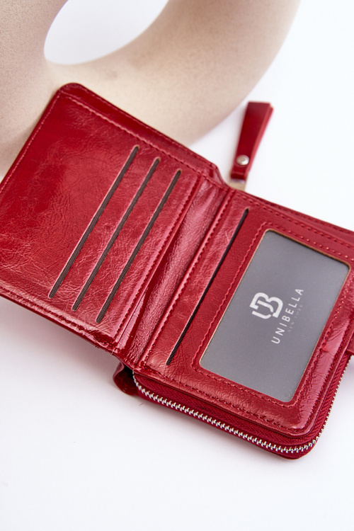 Dámská Lakování Peněženka Z Ekokůží Černý Zalirna