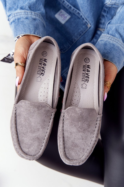 Ženské šedá San Marino Suede Feedafers