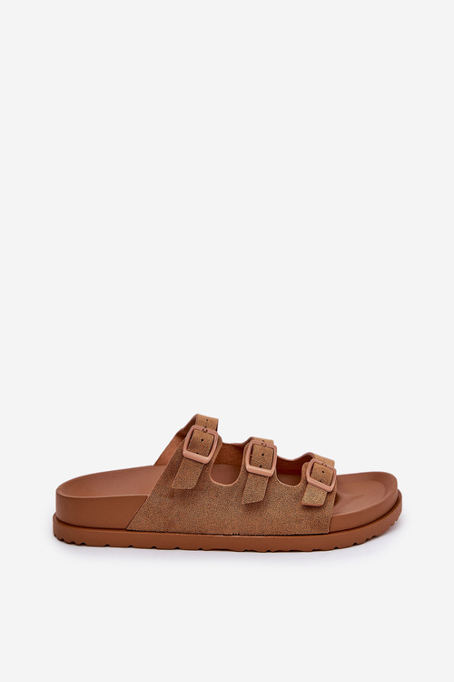 Dámské Pantofle S Pásky A Přezkami Camel Uliri