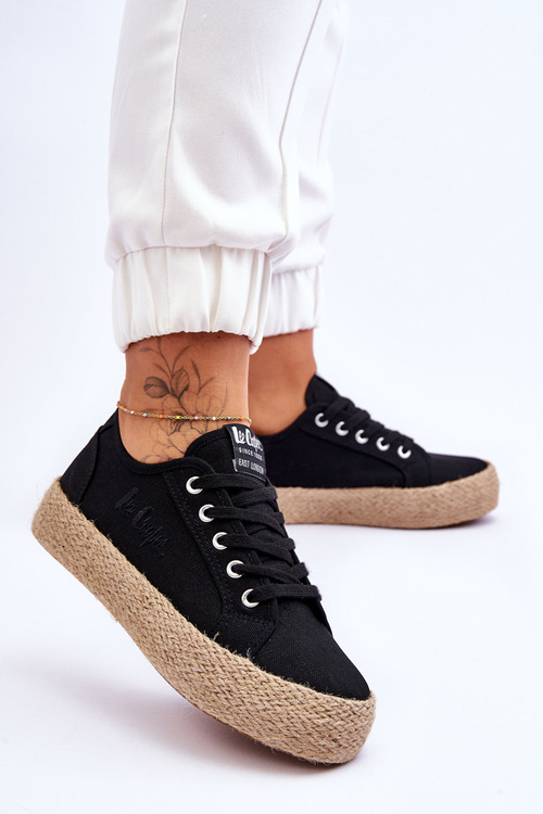 Módne tenisky s Lee Cooper LCW-23-31-1797L Braid Black
