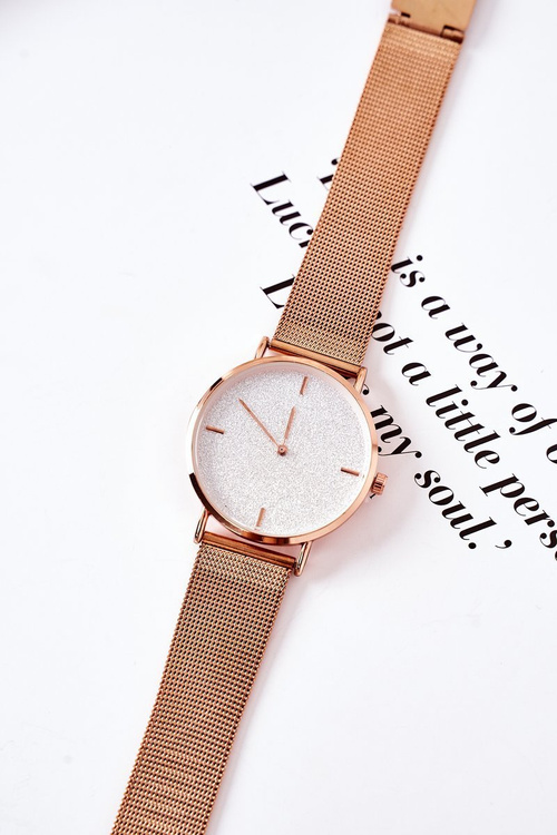 Sledujte s trblietavým štítom Michael John Pink Gold