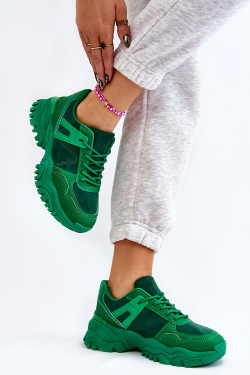 Módní sportovní obuv Tenisky Zelená Frezio