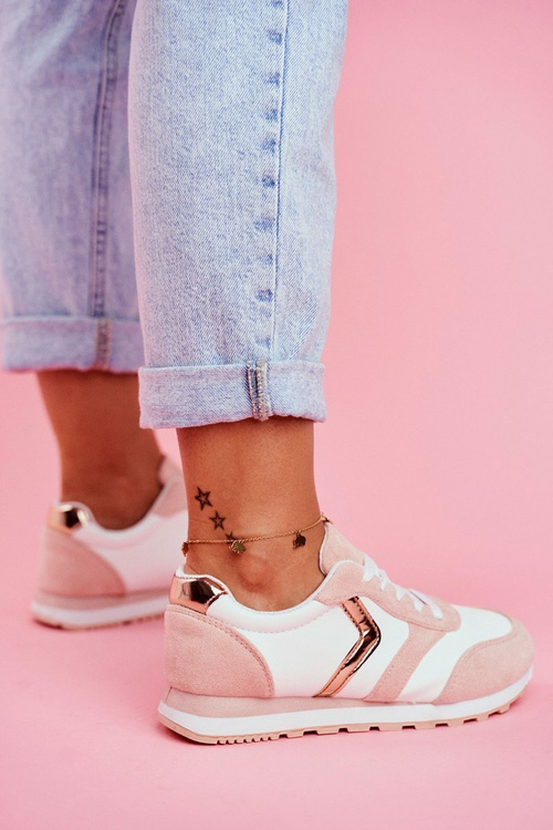 Dámská Sportovní Obuv Bílo Růžové Roulette