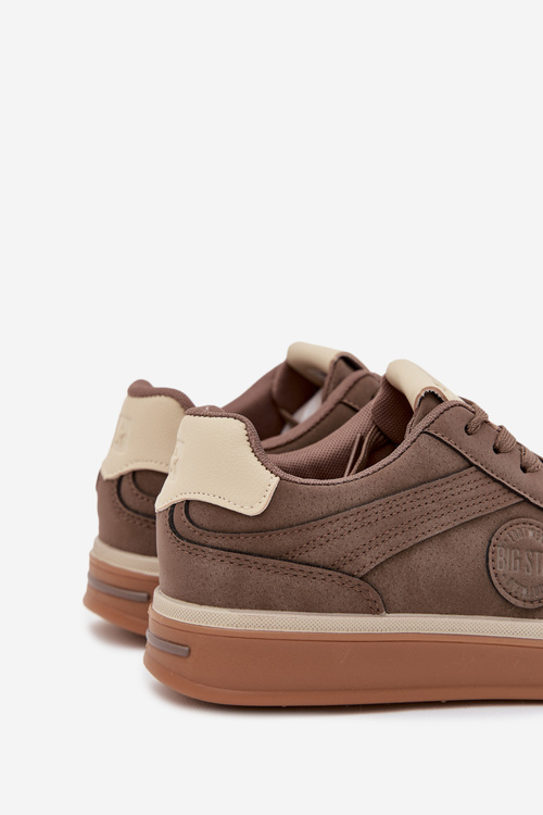 Pánské Nízké Tenisky Big Star SS174020 HI-POLY SYSTEM Tmavě Béžové