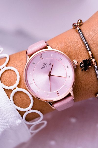 Giorgio a Dario Wheel Pink Yeenea hodinky