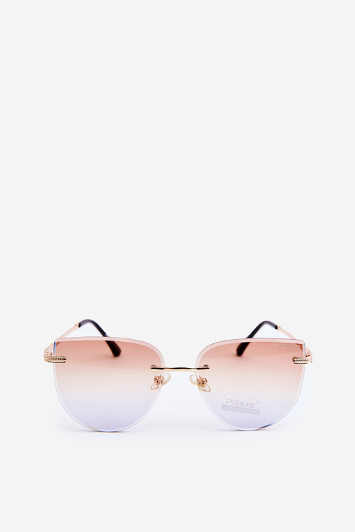 Dámské Sluneční Brýle UV400 Zlatohnědé