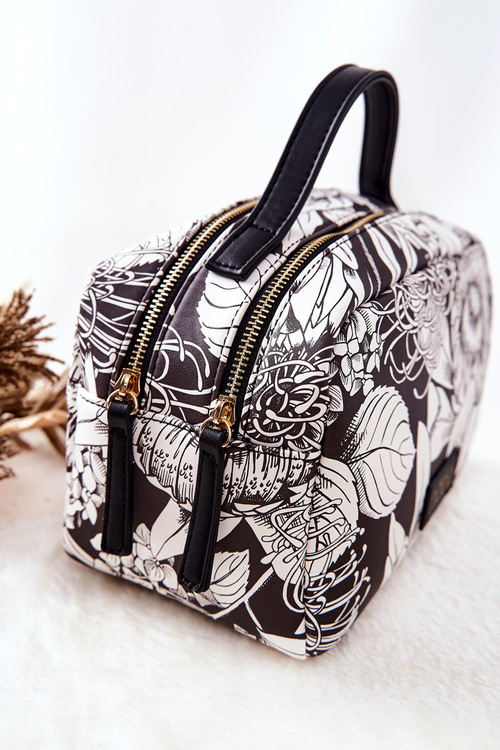 Veľké kozmetické kvety Nobo L0040-CM00 čierna