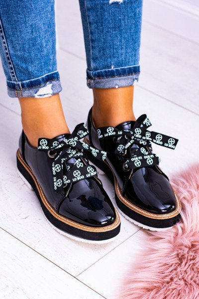 Lu Boo Black Dámske topánky Moonlight Shoes