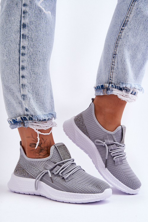 Dámské Sportovní Boty S Vkládáním Šedé Hold Me!