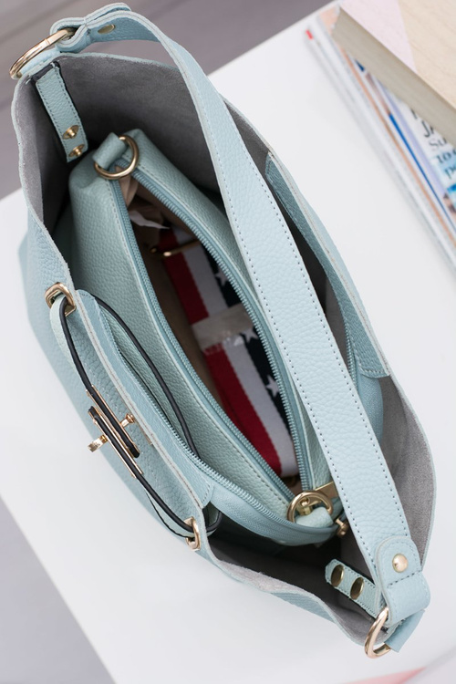 Turquoise Women's A4 Shoulder Bag