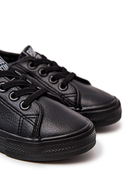 Kožené tenisky Big Star JJ374025 černé