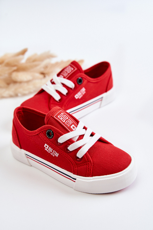 Baby Low tenisky veľká hviezda jj374172 červená