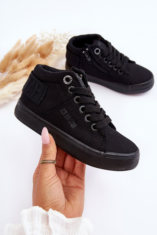 Klasické detské tenisky s vysokou hviezdou LL374001