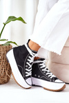 Vysoké tenisky na platforme Black Electric Love Platform